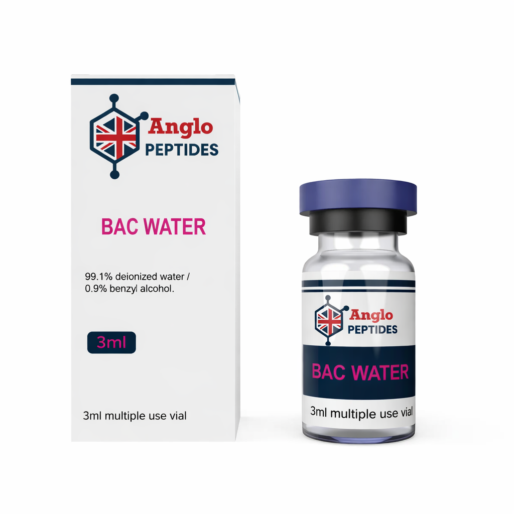 Bacteriostatic Water – 3ml Vial Research Peptide (LABEL ONLY NO BOX)