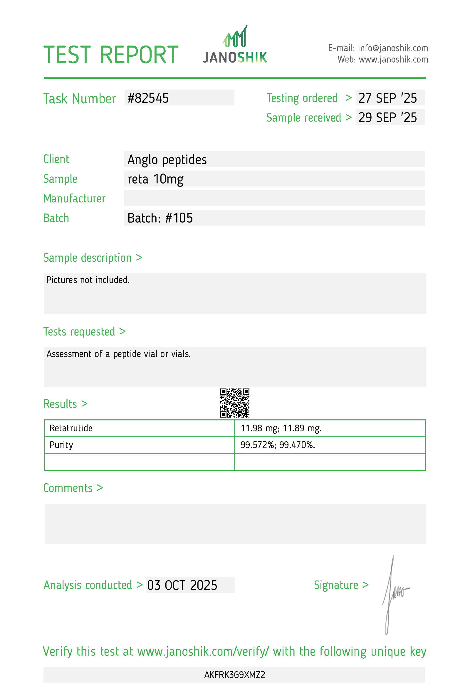 Retatrutide 10mg | Research-Grade Peptides