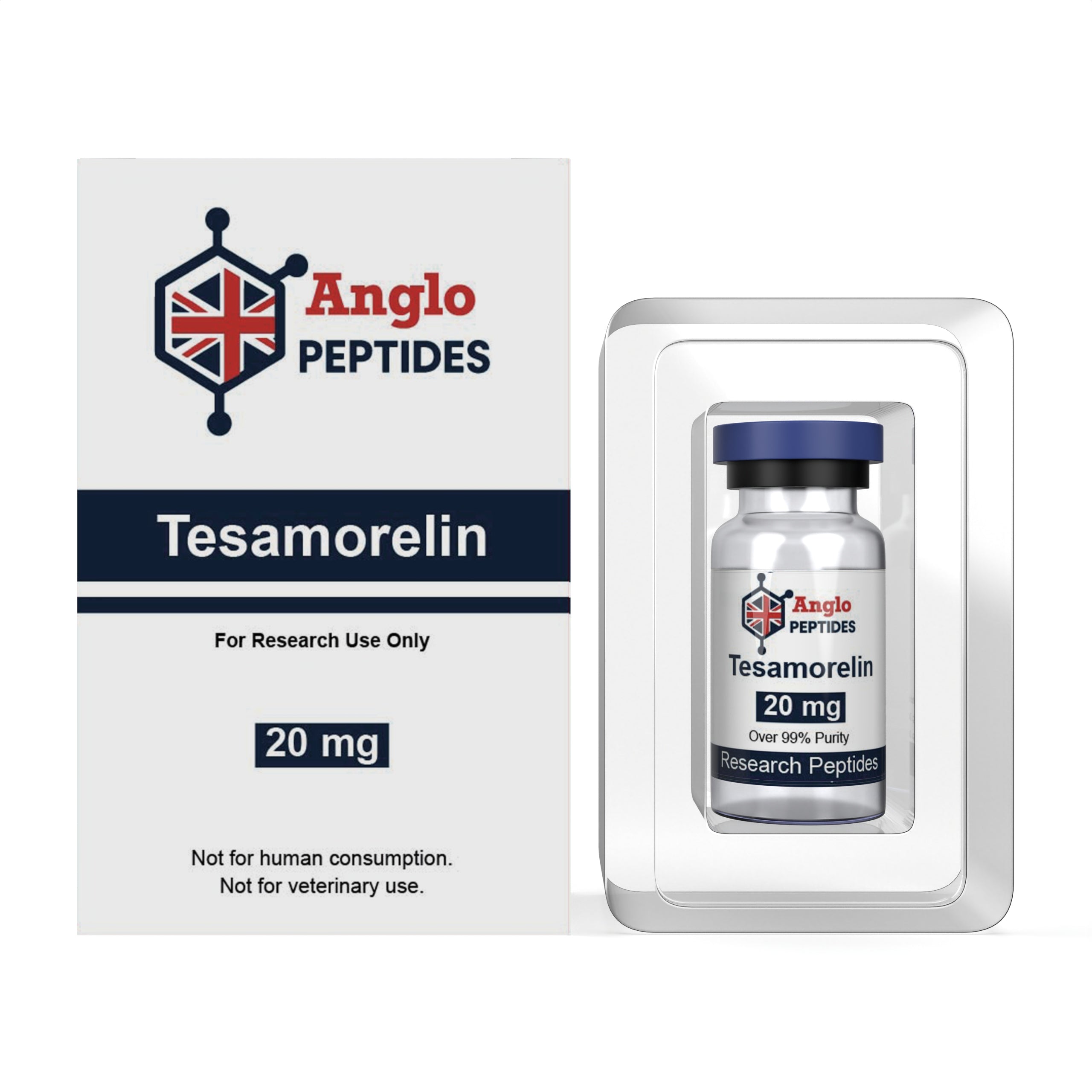 Tesamorelin– 20mg (NEW BATCH 104) Research Peptide