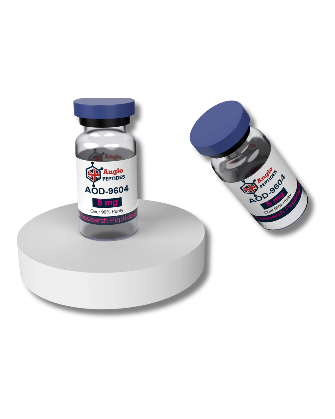 Anglo Peptides AOD-9604 peptide 5mg vial research use