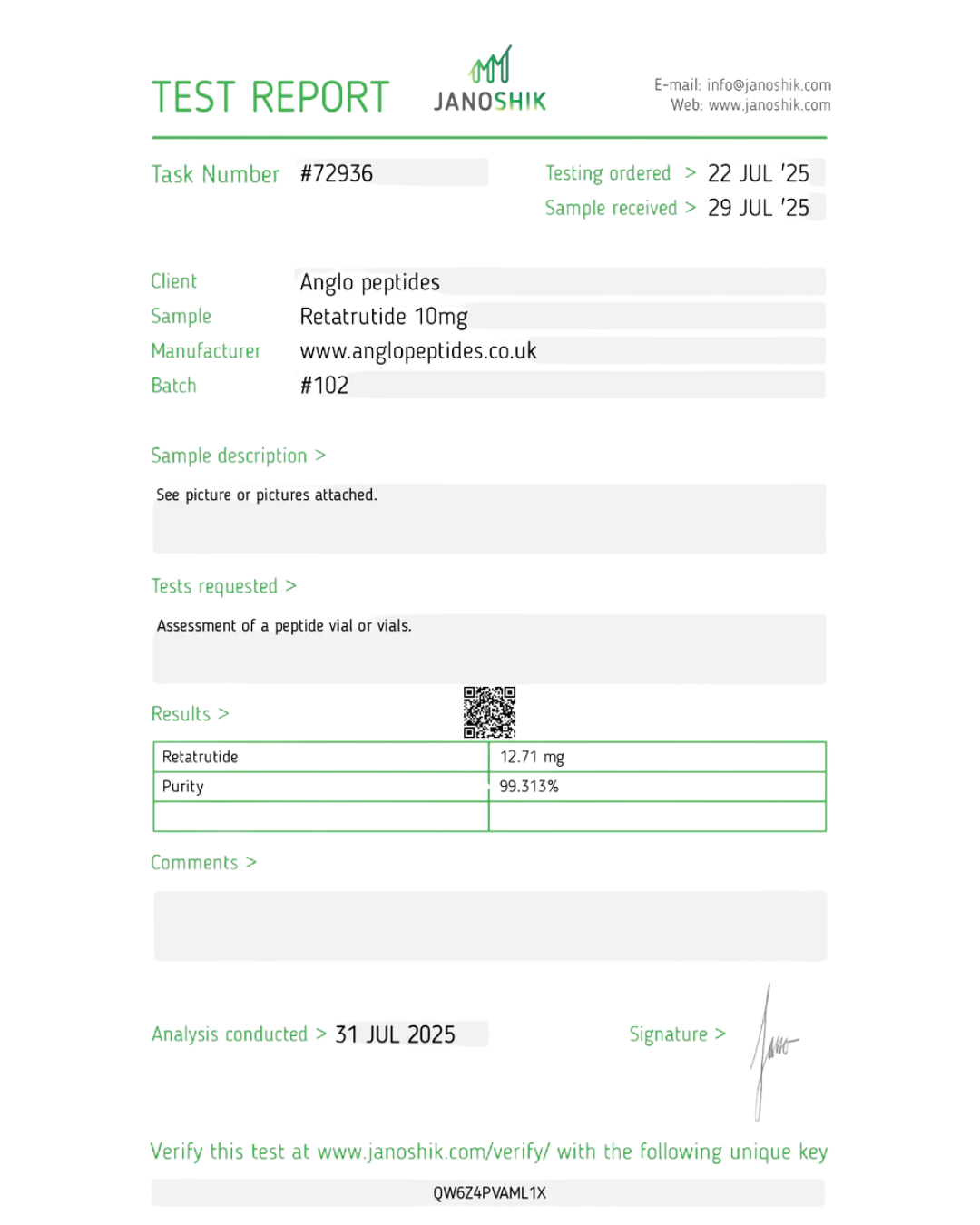 Retatrutide 10mg | Research-Grade Peptides